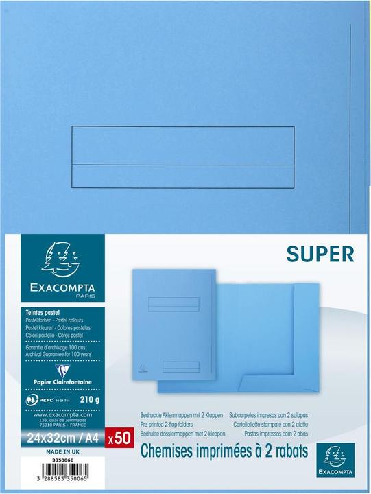 Produktbild Exacompta Sammelmappen - Aktendeckel (A4, 50 x)