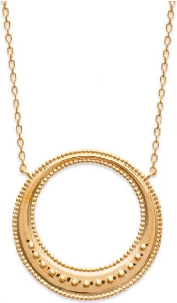 Actual product image Lara Gold plated NECKLACE - 40+2+3 CM