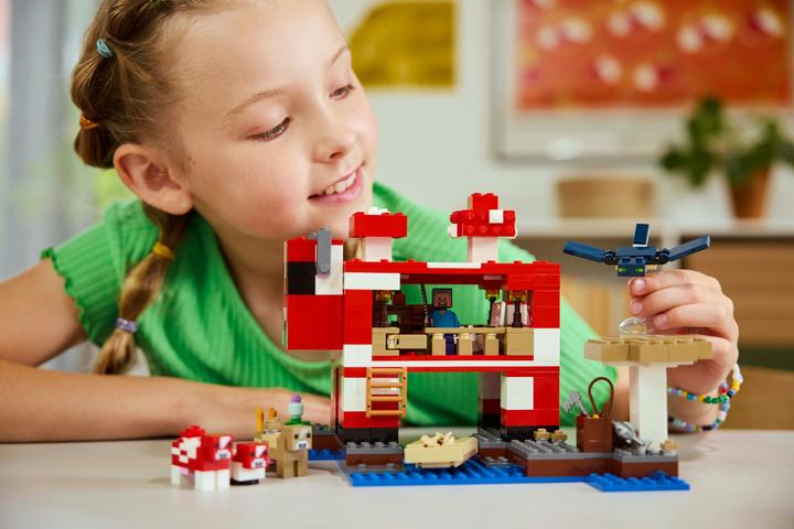 Immagine prodotto LEGO Das Pilzkuh-Haus (21270, LEGO Minecraft)