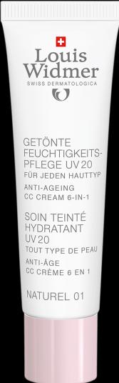 Actual product image Widmer Louis Nutriderm Tagescreme getönt UV20 natural 01 parfumiert 30 ml (30 ml, Tinted Day Cream, SPF 20)