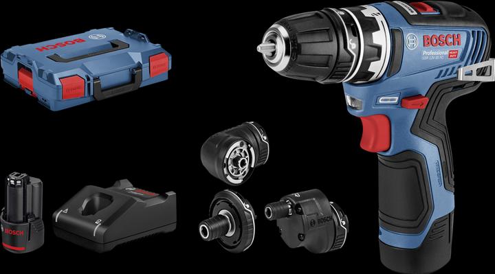 Actual product image Bosch Professional GSR 12V-35 FC Set (Rechargeable battery operated)