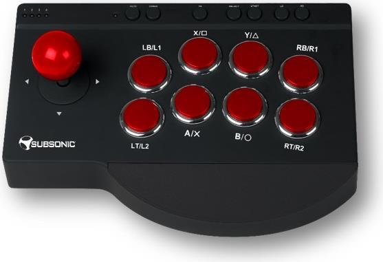 Produktbild Subsonic Arcade Fighting Stick (Xbox Series X, Xbox One S, Xbox Series S, PC, PS3, PS4, Xbox One X)