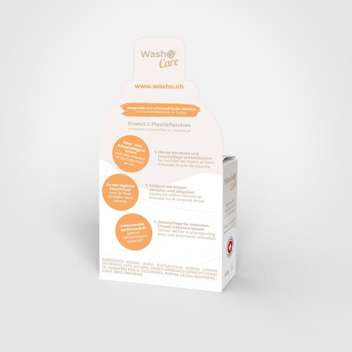 Immagine prodotto Washo Edizione Svizzera 2in1 Corpo e Capelli Sensibili (200 ml)