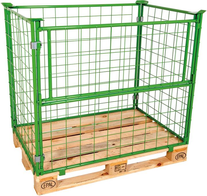 NoName Gitteraufsatzrahmen 1200 x 800 x 1200 mm RAL 6017 Masche 10 x 10 mm