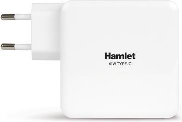 Immagine prodotto Hamlet 61W Type-C Charger alimentatore universale per notebook bianco (61 W)
