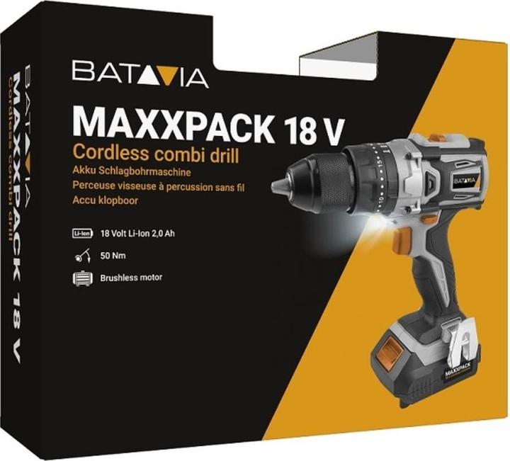 Productafbeelding Batavia 18V accu klopboormachine 7062722 (Oplaadbare batterij)