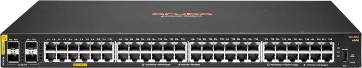 Produktbild HPE E Aruba Networking CX 6000 PoE, 4SFP Switch CH en (48 Ports)