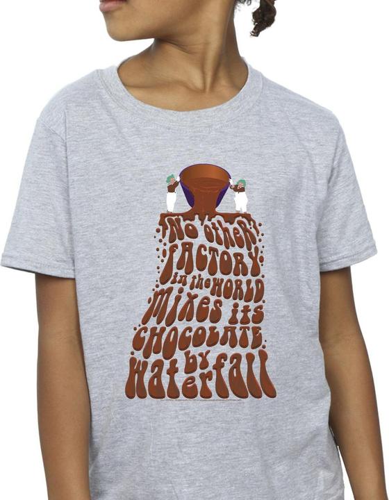 Immagine prodotto Willy Wonka & the Chocolate Factory Chocolate Waterfall Maglietta Ragazze (152, 158)