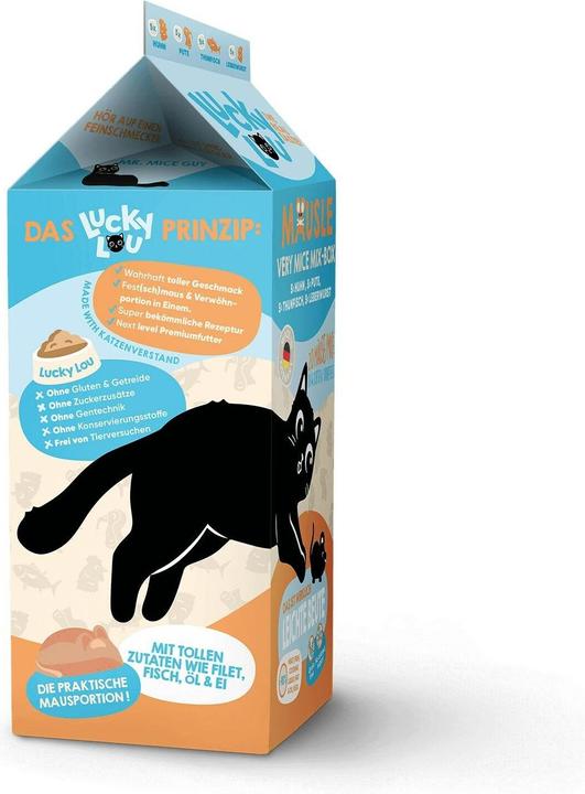 Produktbild Lucky Lou Mäusle Multipack, 20x28g, je 4 Sorten à 5 Stk. (Adult, 20 Stk., 695 g)