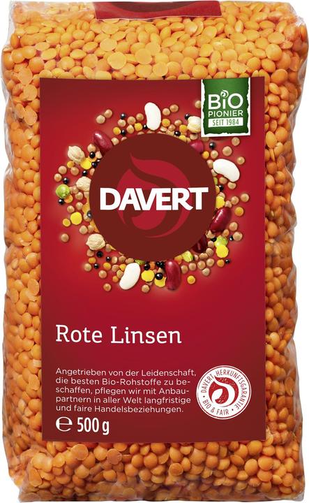 Actual product image Davert Red lentils (500 g)