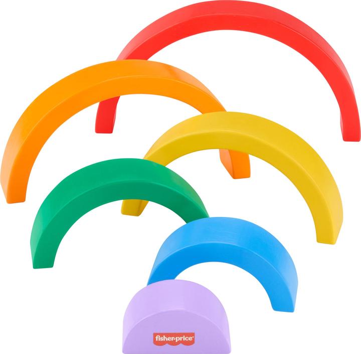 Produktbild Fisher-Price Stapelbarer Holz-Regenbogen