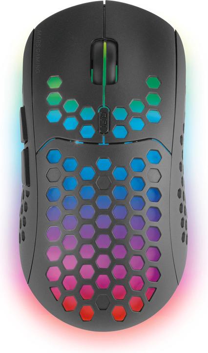Produktbild Mars Gaming MMW3, Wireless Gaming Mouse, RGB Flow, Ultralight,, Black (Kabellos)