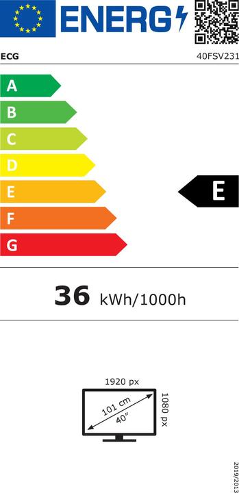 Energie-Label ECG 40FSV231 (40", LED)