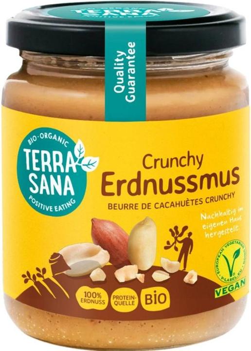 Terra Sana Crunchy peanut butter organic (250 g)