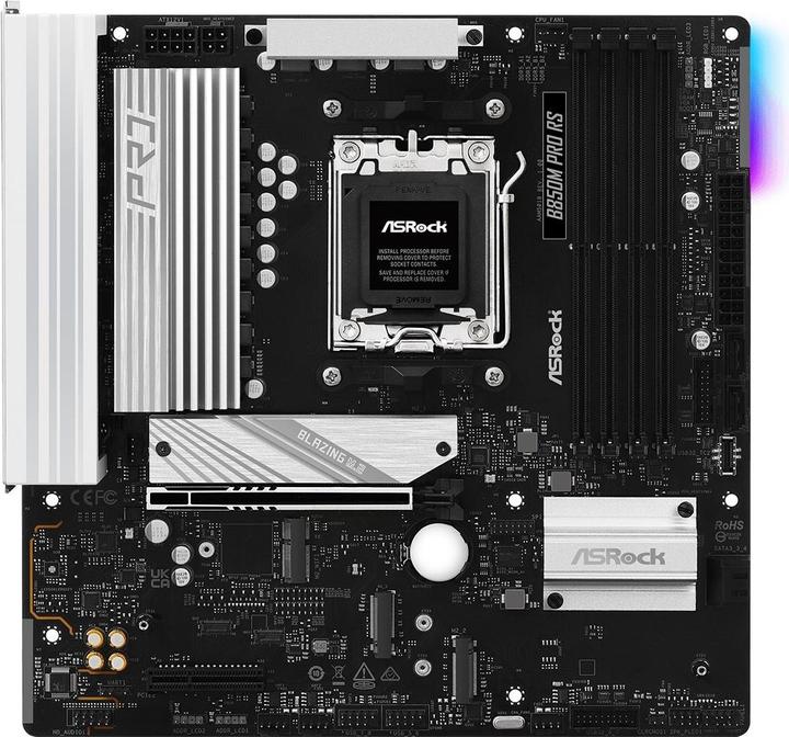 AsRock B850M Pro RS (AM5, AMD B850, mATX)