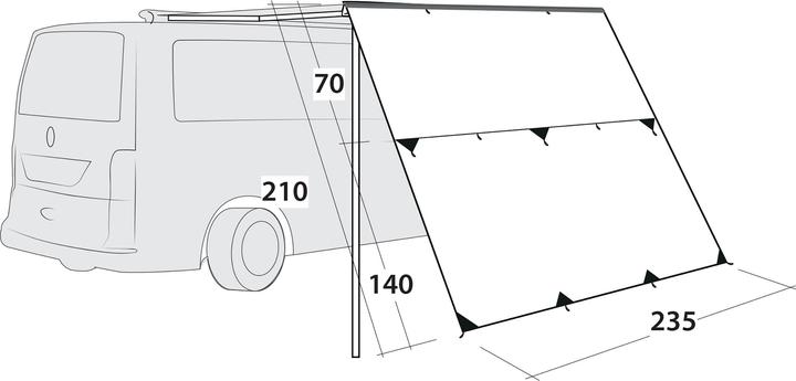 Actual product image Outwell Hillcrest Tarp (Tarp, 2.10 kg)