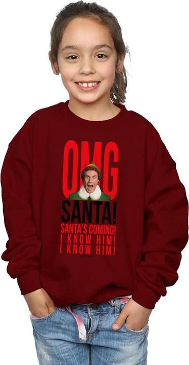 Image du produit Elf - Sweat OMG SANTA KNOW HIM - Fille (128)