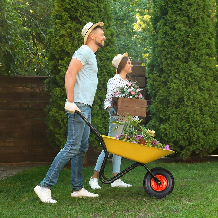Produktbild Relaxdays Schubkarrenrad
