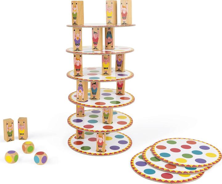Janod Jeu d'adresse Acrobat (Allemand, Français)