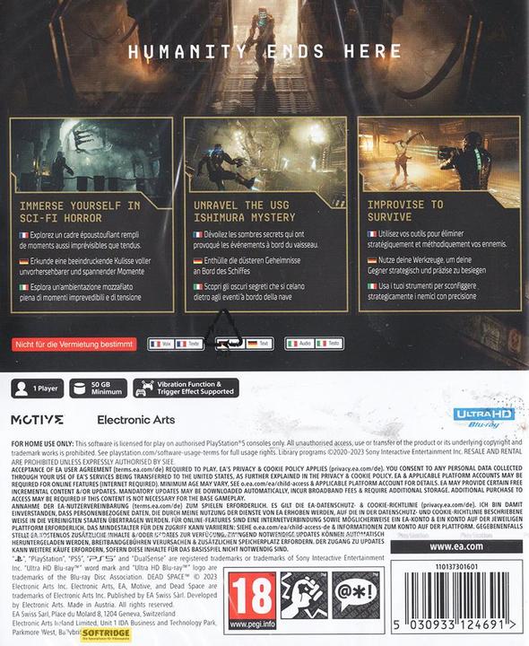 Actual product image EA Games Dead Space Remake (PS5, Multilingual)