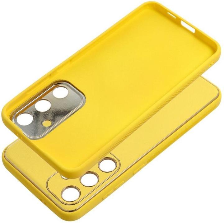 Immagine prodotto OEM Back panel cover LEATHER case for SAMSUNG S24 Plus yellow (Samsung Galaxy S24+)