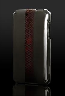 Actual product image more. Metallic Series Engraved Case for iPod Touch G2 Titanium/Catena