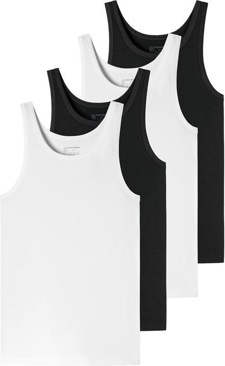 Produktbild Schiesser 4er Pack 95/5 Organic Cotton Unterhemd / Tanktop (4XL)
