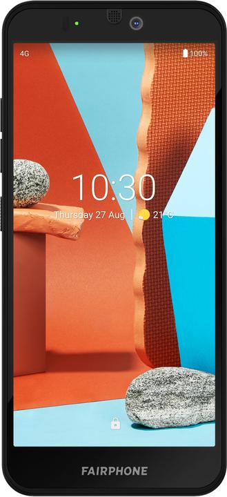 Produktbild Fairphone 3+ (64 GB, Black, 5.65", Dual SIM + SD, 48 Mpx, 4G)