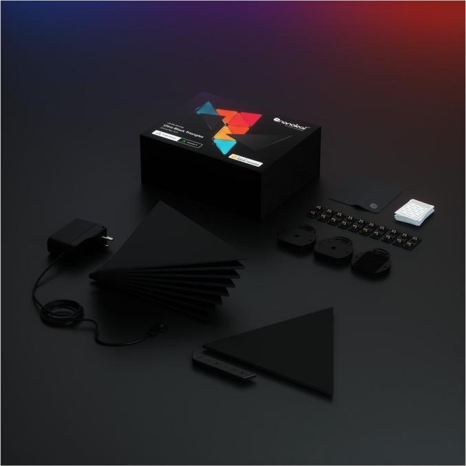Produktbild Nanoleaf Shapes Ultra Black 9PK Starter (80 lm)