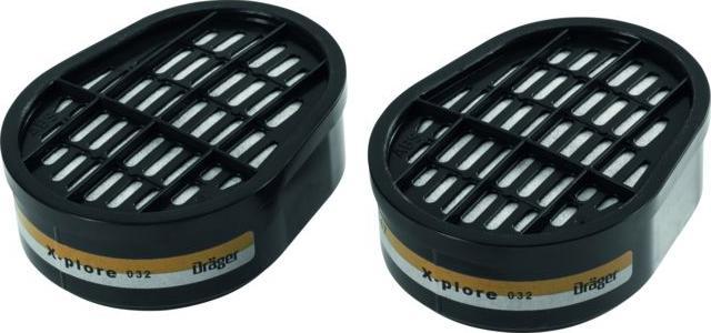 Actual product image Dräger Safety spin-on filter set, filter: A2B2P3RD (B2P3, 6 x)