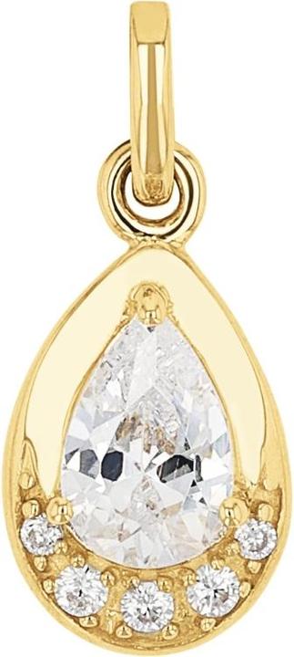 Produktbild Amor Anhänger für Damen, Gold 375, Zirkonia synth. (Gold 375, 9 ct)