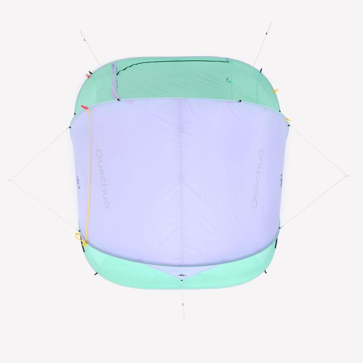 Actual product image Quechua Instant 3-person camping tent, 2 Seconds Limited Edition, Summer (Pitching tent, 3.56 kg, 3 persons)