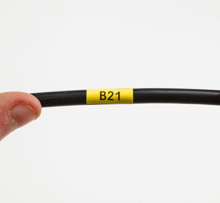 Immagine prodotto Brady THT-21-437-YL, fluoruro di polivinile, giallo, 76,20 mm x 91,44 m, autoestinguente, permanente (1 R