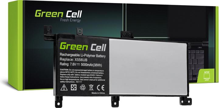 Actual product image GreenCell Laptop Battery for Asus X556U - 7.6V - 4100mAh (4 Cells, 4100 mAh)