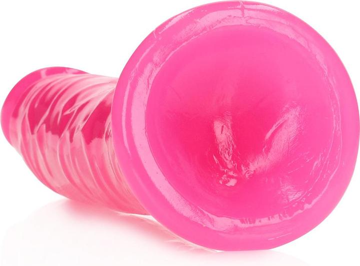 Produktbild RealRock Slim Realistic Dildo with Suction Cup - Glow in the Dark - 8" / 20 cm