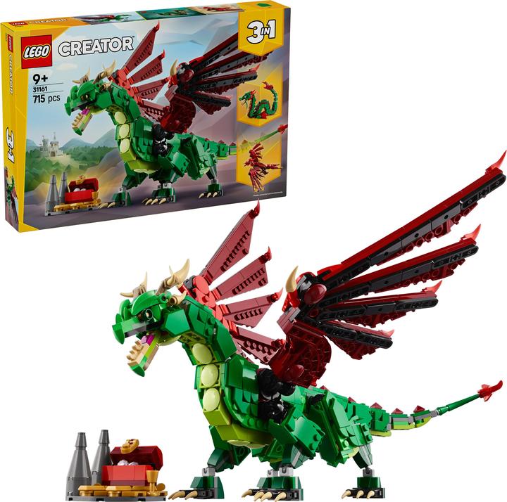 Actual product image LEGO Grüner Drache (31161, LEGO Creator Expert)