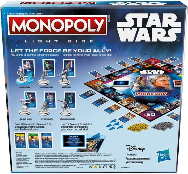 Image du produit Hasbro Star Wars jeu de plateau Monopoly Light Side Edition *ANGLAIS* (Anglais)