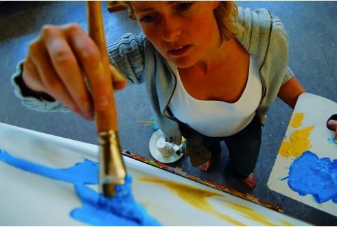 Produktbild Amsterdam Acrylfarbe Standard Series 253 (Goldgelb, 120 ml)