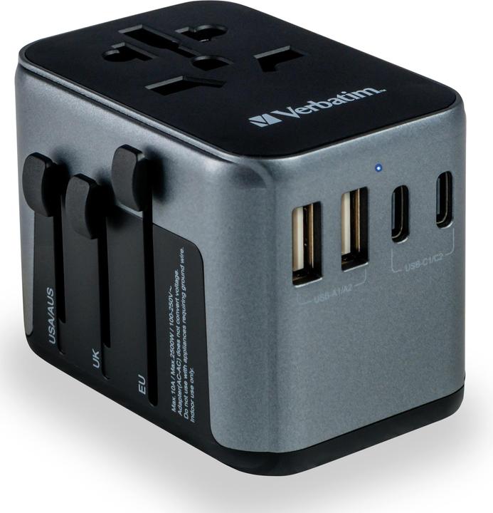 Actual product image Verbatim Universal Travel Adapter