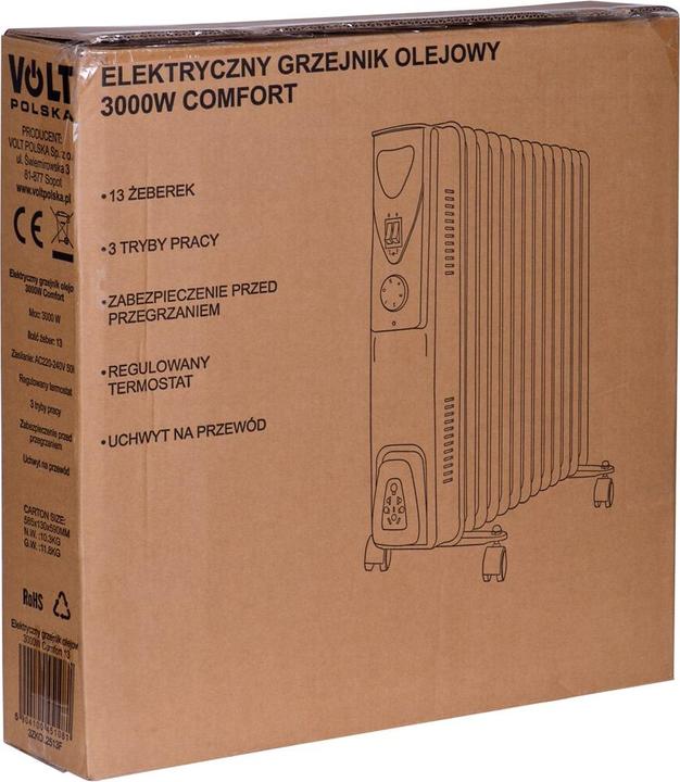 Produktbild Volt Polska Elektrische Ölheizung 3000W Comfort 13 (3000 W)
