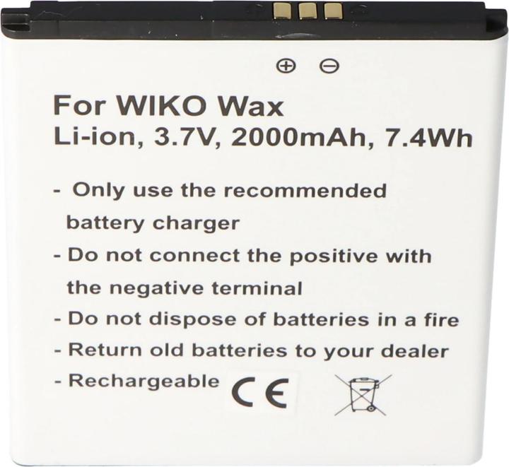 Immagine prodotto Wiko Akku Max, WAX Akku L5503AE
