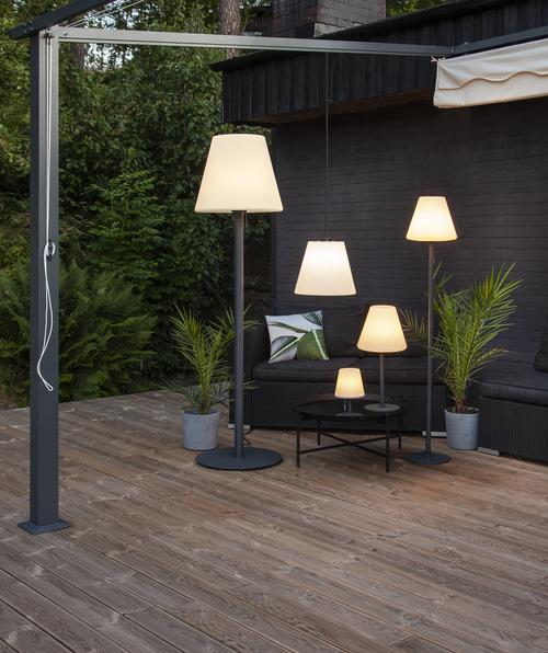 Produktbild Star Trading Gartenleuchte KRETA 60 cm (0 lm, E27)