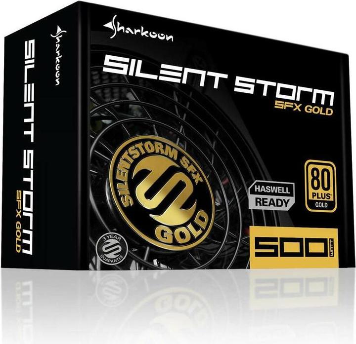 Actual product image Sharkoon SilentStorm SFX Gold (500 W)