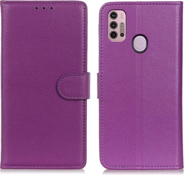 Produktbild MU Classic Litchi Leder Bookcover Series (Motorola Moto G30, Motorola Moto G10)