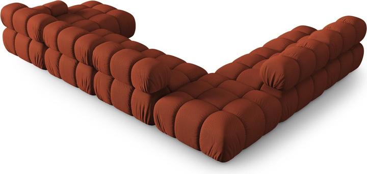 Actual product image Micadoni Modular Panoramic Left Corner Sofa, "Bellis", 7 Seats, 376x282x70Made in Europe (Sofa landscape)