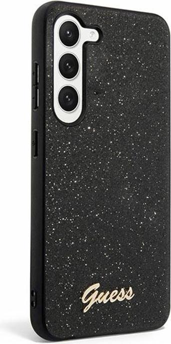 Produktbild Guess Tasche für S24+ S926 GUHCS24MHGGSHK Hardcase Glitter Script schwarz (Samsung Galaxy S24+)