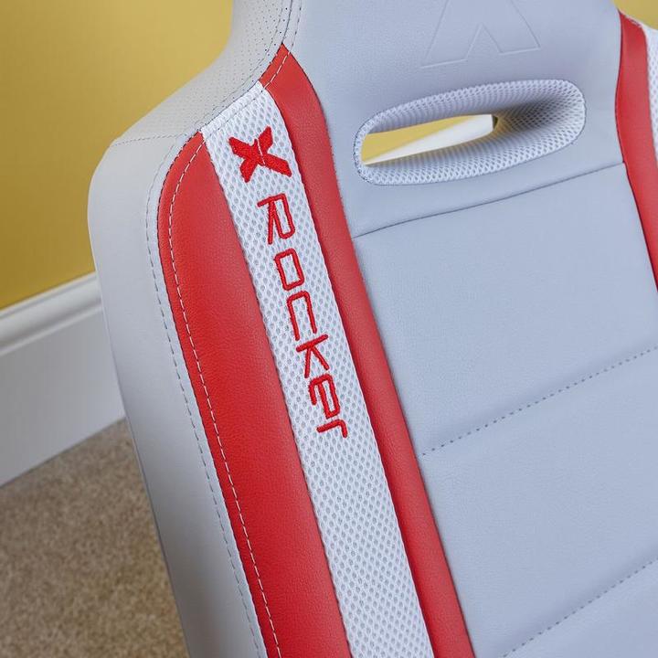 Actual product image X Rocker Shadow 2.0 Stereo Audio Gaming Floor Rocker Red