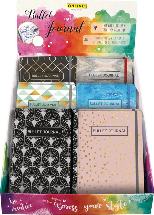 Actual product image Online Bullet Journal Display 02251/12 12 assorted