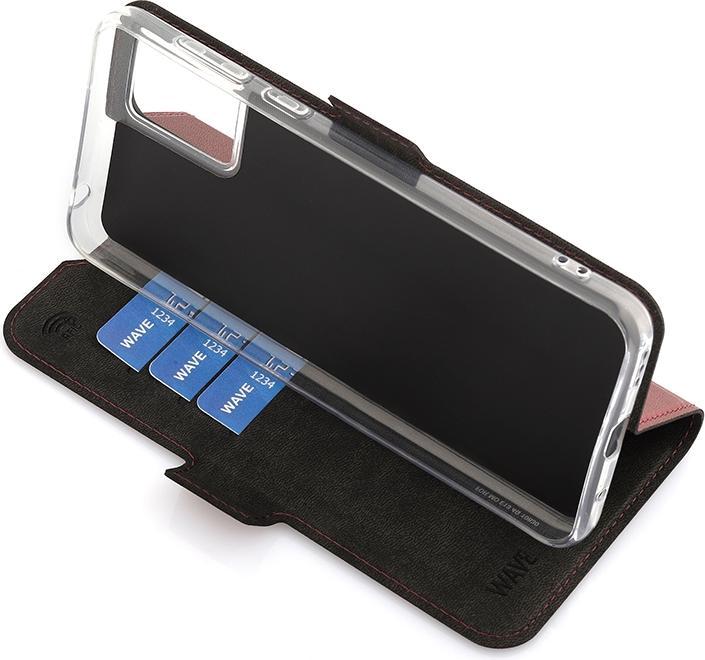 Produktbild Wave BookCase -suojakotelo, Motorola Moto E13, Smoky Sangria (Motorola Moto E13)