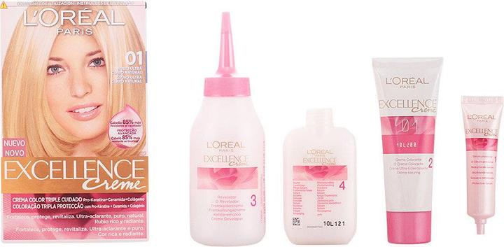 Actual product image L'Oréal Paris EXCELLENCE cream ink #01 rubio ultra claro natural (01 rubio ultra claro natural)